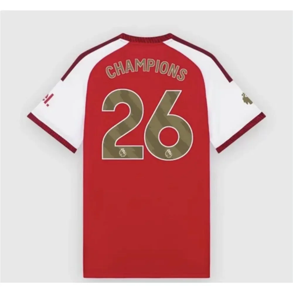 Arsenal Adidas Premier League Champions Home Jersey Large